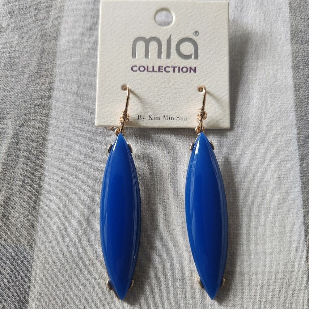 Mia Collection By kim Min Sun‎ Blue Earrings